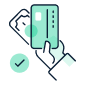 Secure online payment illustration